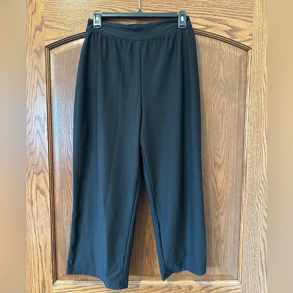 Spanx lined pull on wide leg crop slacks - Picture 1 of 3